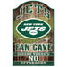 New York Jets Fan Cave 11" x 17" Wood Sign - for just $29.99! 