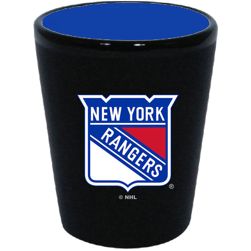 New York Rangers Matte Black/Inner Color Shot Glass - for just $9.99! 