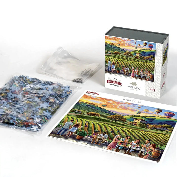 Napa Valley 500 Piece Jigsaw Puzzle Boardwalk - for just $21.99! 