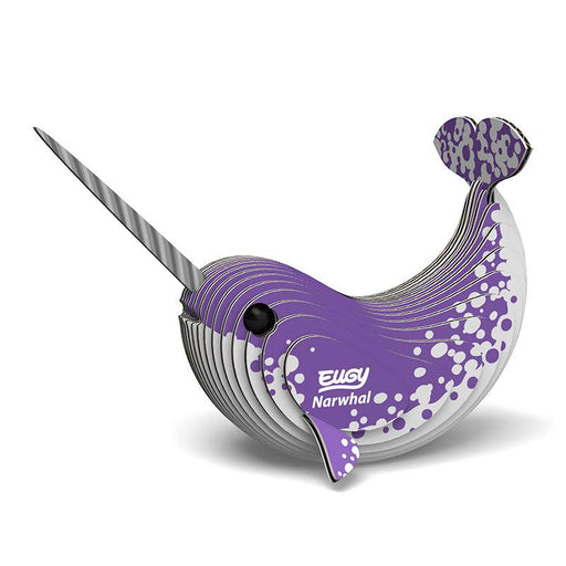 Narwhal 3D Cardboard Model Kit Eugy - for just $11.99! 