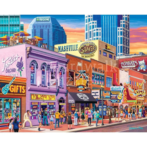Nashville Music City 210 Piece Jigsaw Puzzle Boardwalk - for just $11.99! 