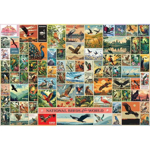 National Birds of the World 2000 Piece Jigsaw Puzzle Cobble Hill - for just $29.99! 
