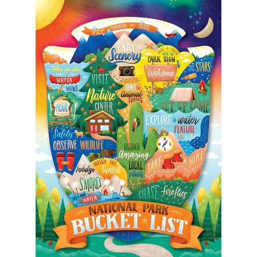 National Park Bucket List 500 Piece Jigsaw Puzzle Cobble Hill - for just $17.99! 