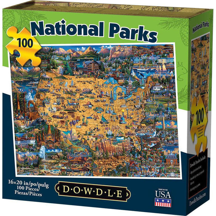National Parks 100 Piece Jigsaw Puzzle Dowdle - for just $19.99! 