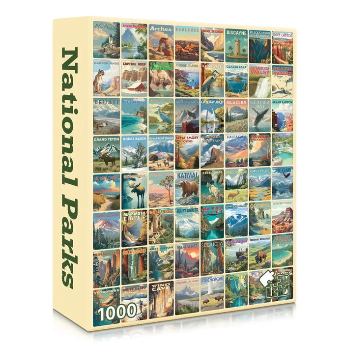 National Parks 1000 Piece Jigsaw Puzzle Final Piece - for just $19.99! 