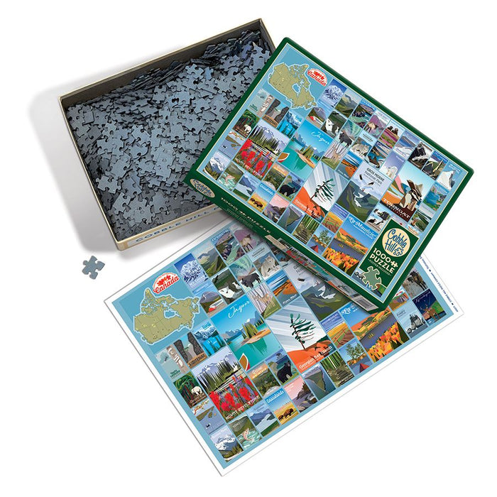 National Parks & Reserves of Canada 1000 Piece Jigsaw Puzzle Cobble Hill - for just $19.99! 
