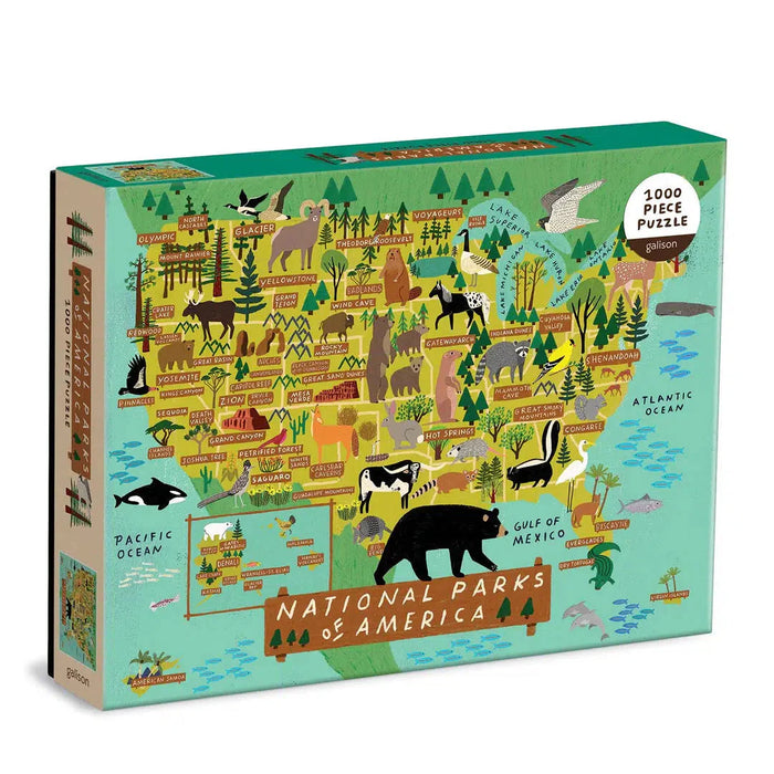 National Parks of America 1000 Piece Jigsaw Puzzle Galison - for just $19.99! 