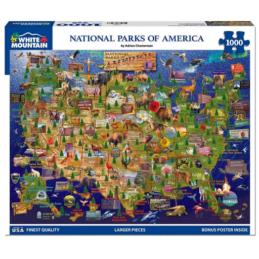 National Parks of America 1000 Piece Jigsaw Puzzle White Mountain - for just $19.99! 
