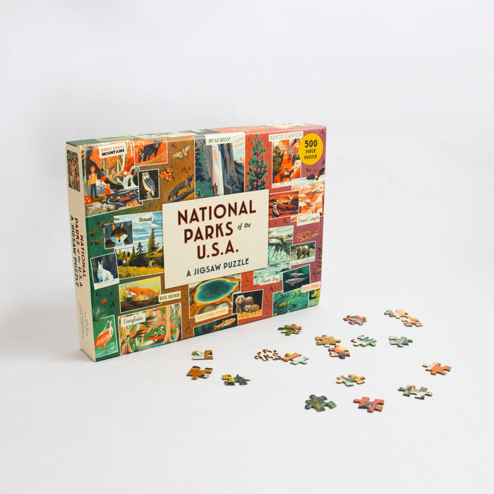National Parks of the USA 500 Piece Jigsaw Puzzle Kaddo - for just $17.99! 