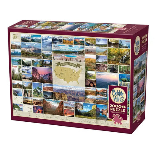 National Parks of the United States 2000 Piece Jigsaw Puzzle Cobble Hill - for just $29.99! 