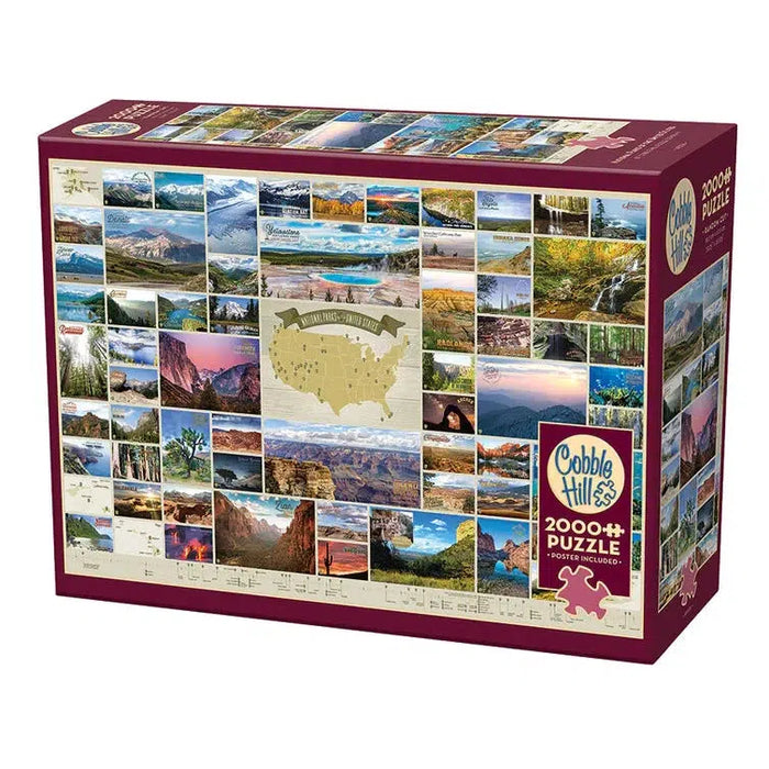 National Parks of the United States 2000 Piece Jigsaw Puzzle Cobble Hill - for just $29.99! 