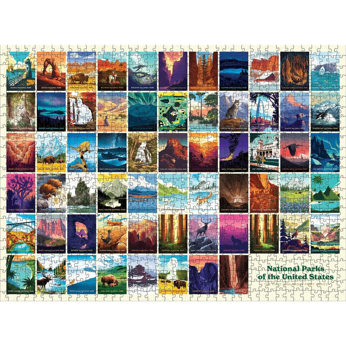 Nationals Parks of the United States 1000 Piece Jigsaw Puzzle Pomegranate - for just $24.99! 