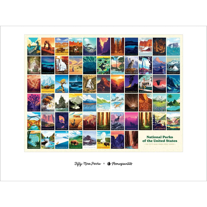 Nationals Parks of the United States 1000 Piece Jigsaw Puzzle Pomegranate - for just $24.99! 