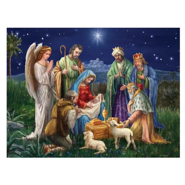 Nativity 500 Piece Soft Touch Jigsaw Puzzle Crown Point - for just $19.99! 
