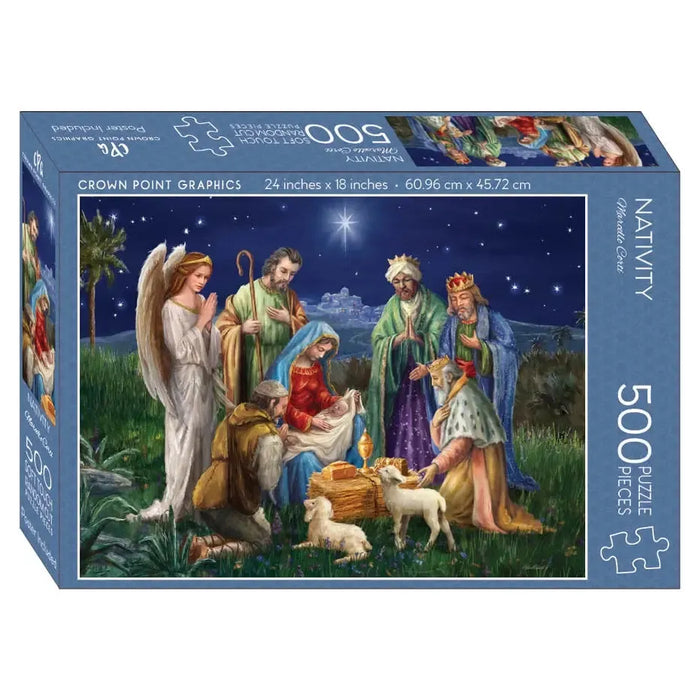 Nativity 500 Piece Soft Touch Jigsaw Puzzle Crown Point - for just $19.99! 