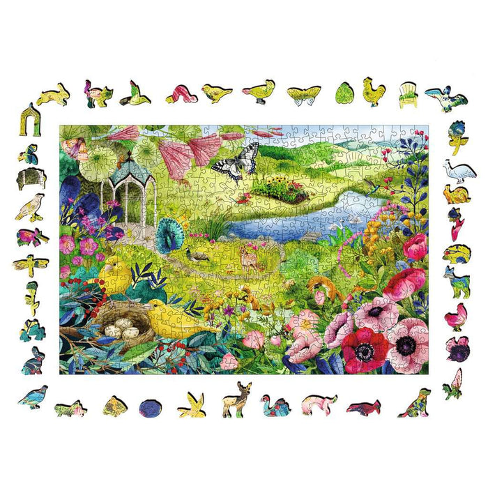 Nature Garden 500 Piece Wood Jigsaw Puzzle Ravensburger - for just $49.99! 