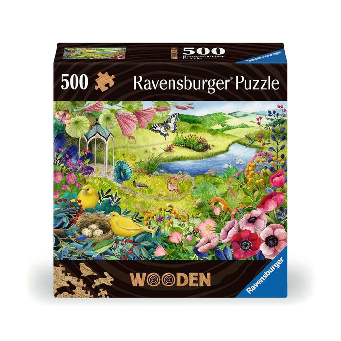 Nature Garden 500 Piece Wood Jigsaw Puzzle Ravensburger - for just $49.99! 