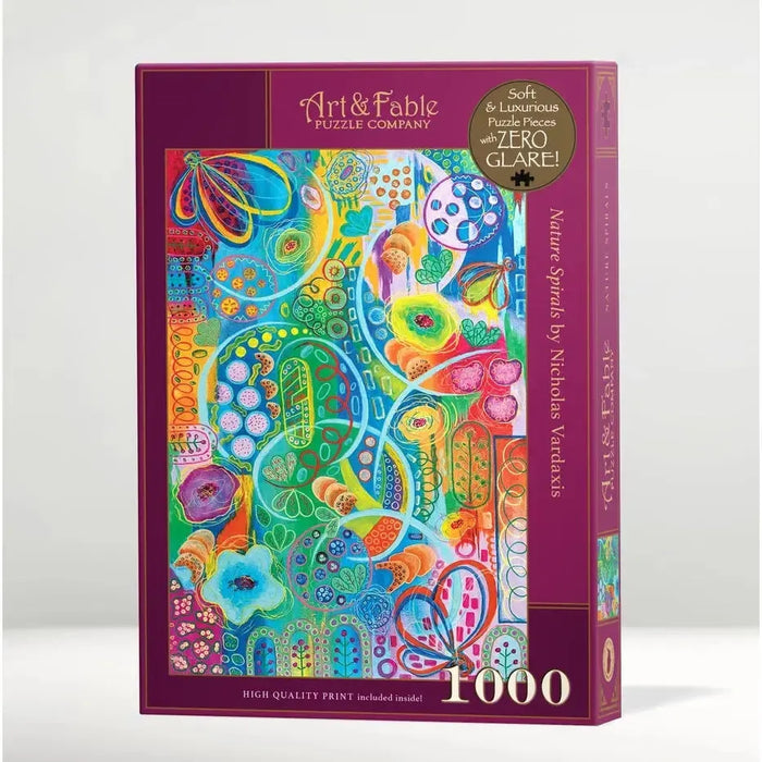 Nature Spirals 1000 Piece Premium Jigsaw Puzzle Art & Fable - for just $39.99! 