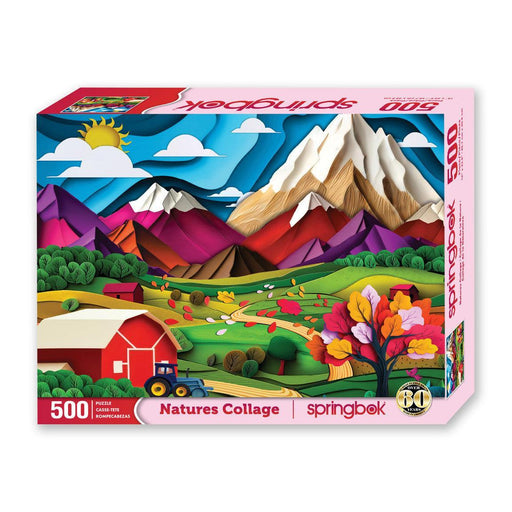 Nature's Collage 500 Piece Jigsaw Puzzle Springbok - for just $17.99! 