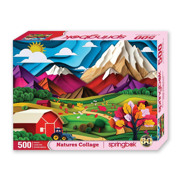 Nature's Collage 500 Piece Jigsaw Puzzle Springbok - for just $17.99! 