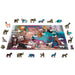 Naughty Puppies 505 Piece Wood Jigsaw Puzzle Wooden City - for just $27.99! 