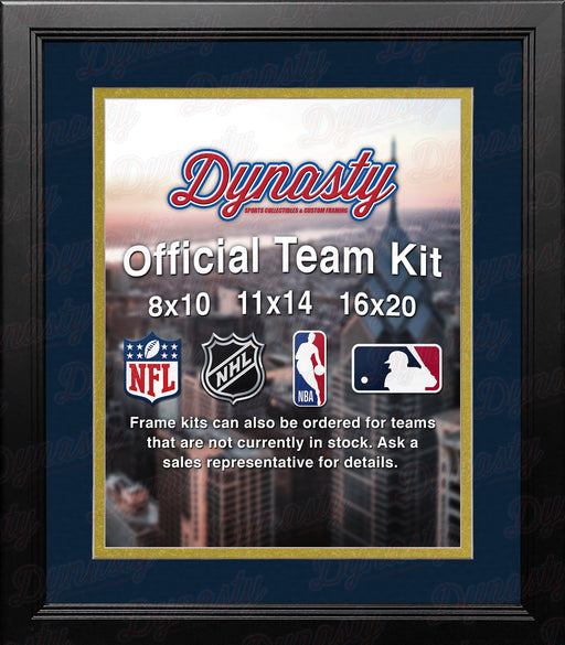 MLB Baseball Photo Picture Frame Kit - San Diego Padres (Navy Matting, Gold Trim) - for just $29.99! 