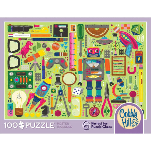Nerdy Junk Drawer 100 Large Piece Jigsaw Puzzle Cobble Hill - for just $14.99! 