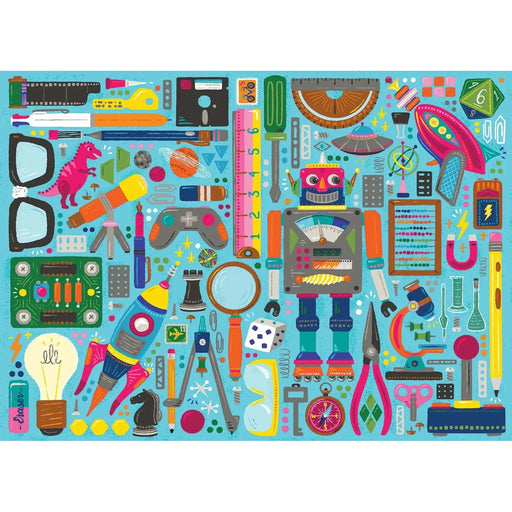 Nerdy Junk Drawer 350 Piece Family Jigsaw Puzzle Cobble Hill - for just $17.99! 