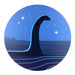 Nessie Minimalist Circle Sticker - for just $3! 