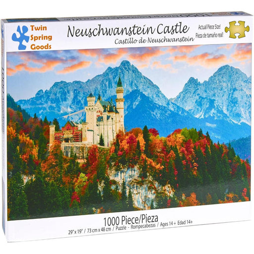 Neuschwanstein Castle 1000 Piece Jigsaw Puzzle Twin Spring - for just $19.99! 
