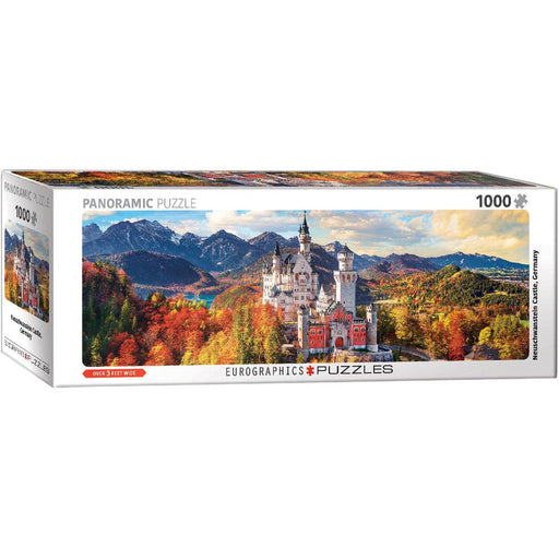 Neuschwanstein Castle in Autumn 1000 Piece Panoramic Jigsaw Puzzle Eurographics - for just $19.99! 