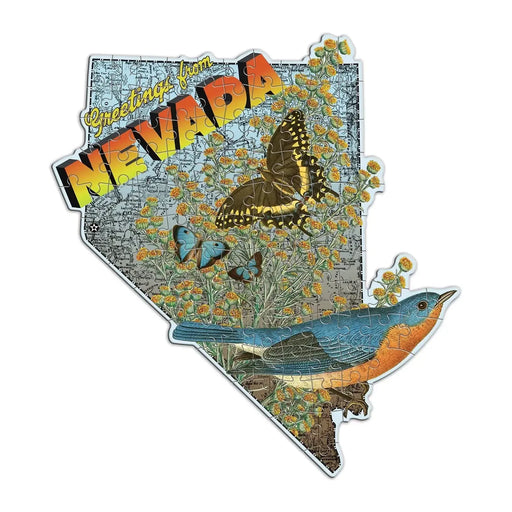 Nevada 100 Piece Mini Shaped Jigsaw Puzzle Galison - for just $7.99! 
