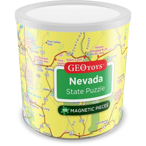 Nevada State 100 Piece Magnetic Jigsaw Puzzle Geotoys - for just $11.99! 