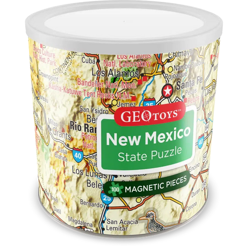 New Mexico State 100 Piece Magnetic Jigsaw Puzzle Geotoys - for just $11.99! 