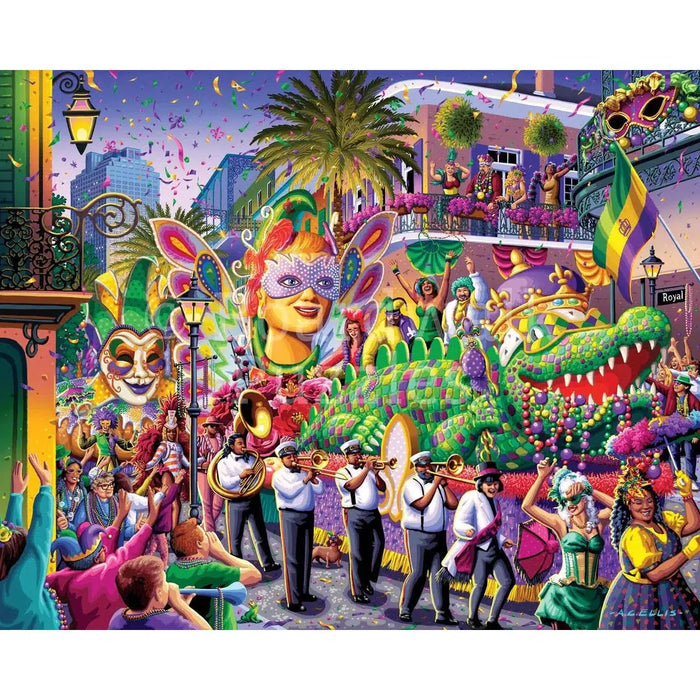 New Orleans Mardi Gras 1000 Piece Jigsaw Puzzle Boardwalk - for just $23.99! 