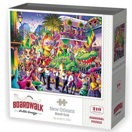 New Orleans Mardi Gras 210 Piece Jigsaw Puzzle Boardwalk - for just $11.99! 