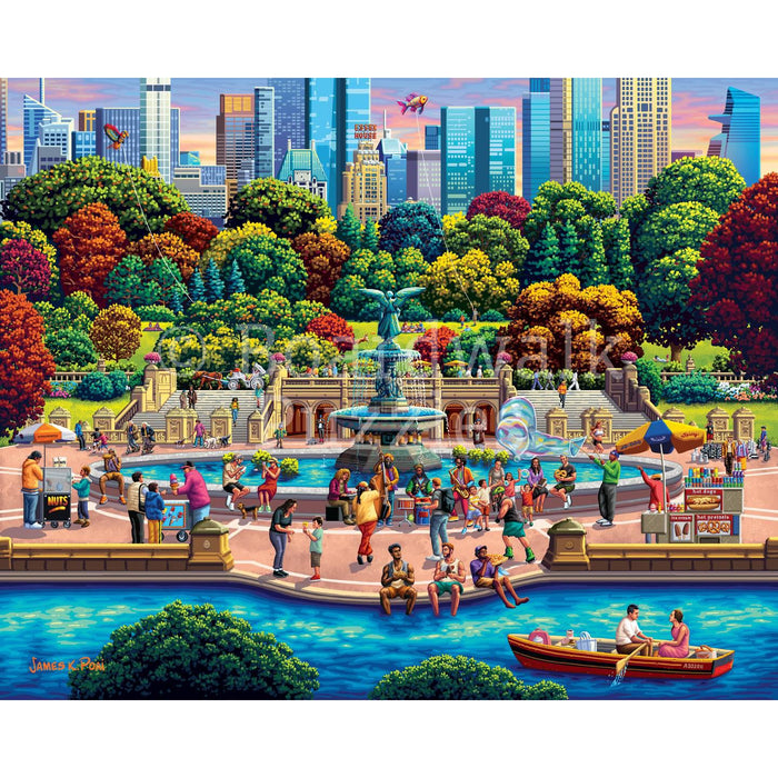 New York Central Park 210 Piece Jigsaw Puzzle Boardwalk - for just $11.99! 
