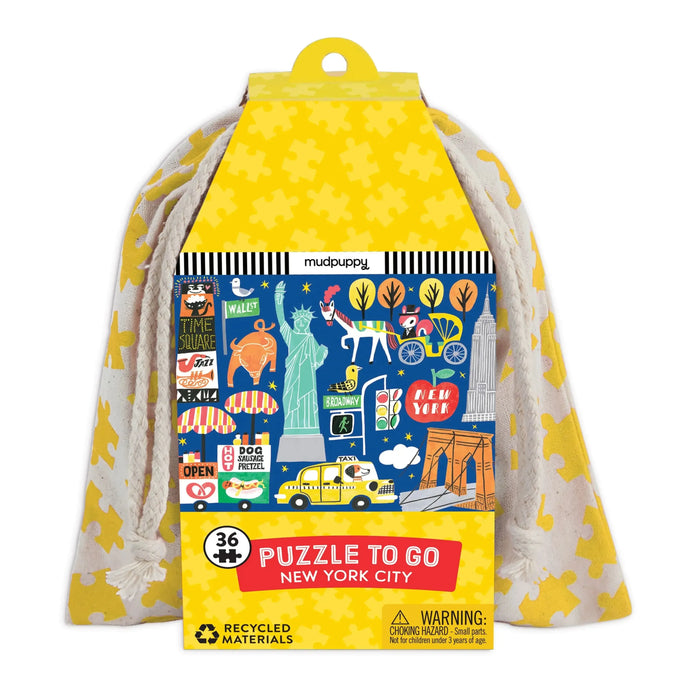 New York City 36 Piece Mini Jigsaw Puzzle Mudpuppy - for just $9.99! 