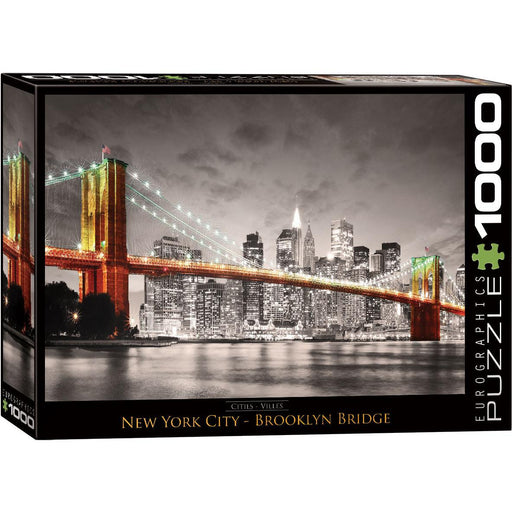 New York City Brooklyn Bridge 1000 Piece Jigsaw Puzzle Eurographics - for just $21.99! 