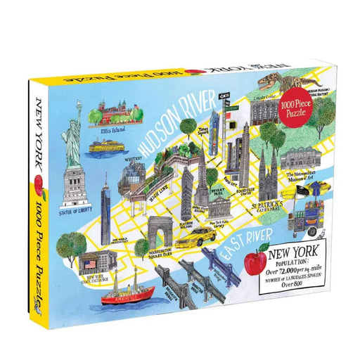 New York City Map 1000 Piece Jigsaw Puzzle Galison - for just $19.99! 