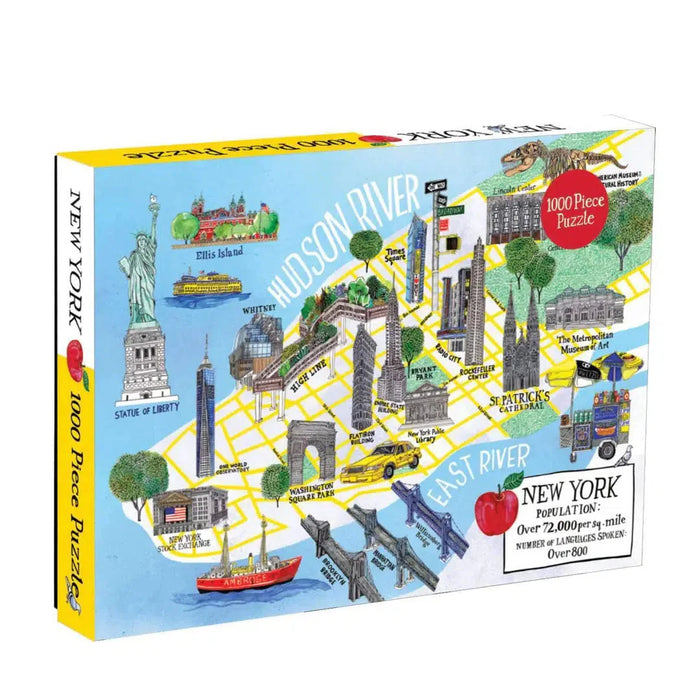 New York City Map 1000 Piece Jigsaw Puzzle Galison - for just $19.99! 