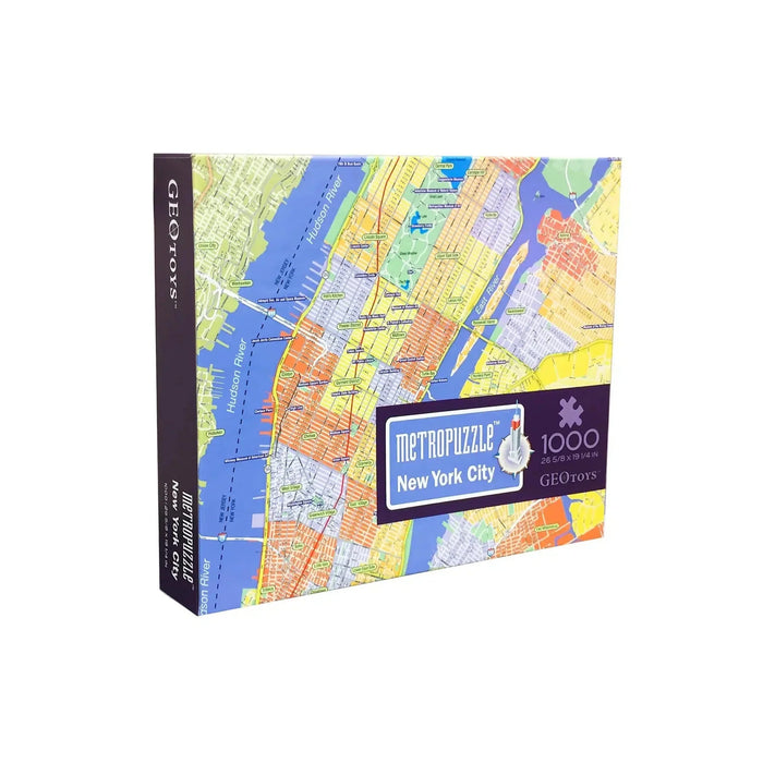 New York City Metropuzzle 1000 Piece Jigsaw Puzzle Geotoys - for just $19.99! 