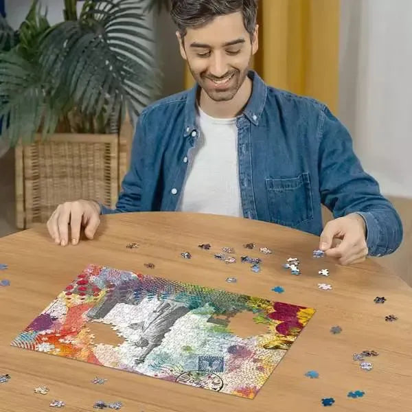 New York Postcard 500 Piece Jigsaw Puzzle Ravensburger - for just $19.99! 