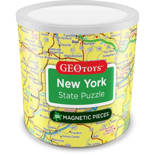 New York State 100 Piece Magnetic Jigsaw Puzzle Geotoys - for just $11.99! 