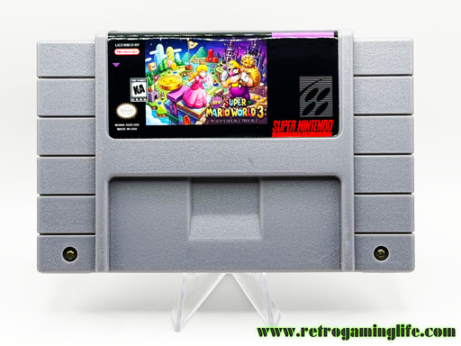 New Super Mario World 3: Peach's Double Trouble (SNES) – Reproduction Cartridge - for just $29.99! 