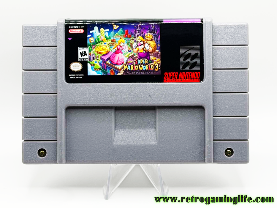 New Super Mario World 3: Peach's Double Trouble (SNES) – Reproduction Cartridge - for just $29.99! 