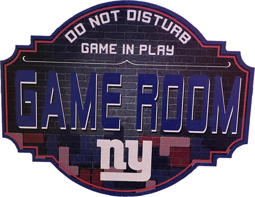New York Giants 12" Game Room Wood Sign - for just $14.99! 