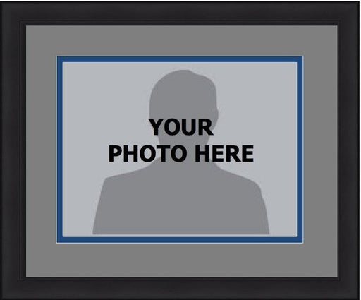 MLB Baseball Photo Picture Frame Kit - Seattle Mariners (Gray Matting, Navy Trim) - for just $29.99! 