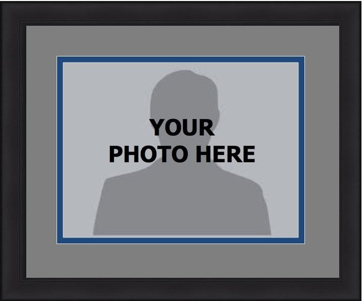 MLB Baseball Photo Picture Frame Kit - Seattle Mariners (Gray Matting, Navy Trim) - for just $29.99! 