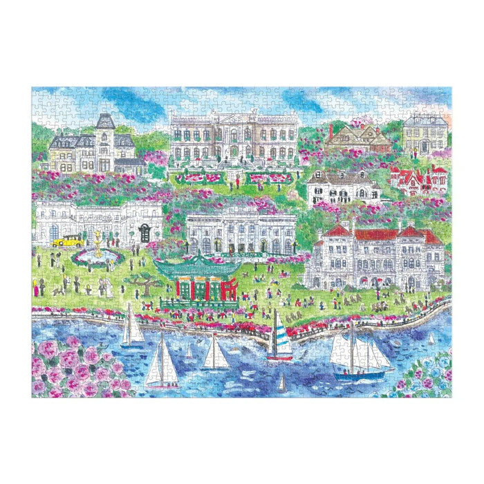 Newport Mansions 1000 Piece Jigsaw Puzzle Galison - for just $19.99! 